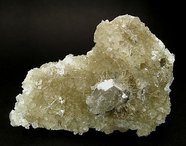 Prehnite with Quartz, Orthoclase and Clinozoisite-Epidote. Rear