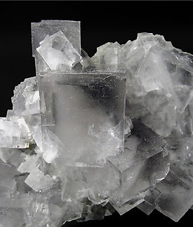 Fluorite with Quartz. 