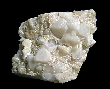 Quartz after Octahedral Fluorite.