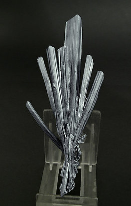 Stibnite with Baryte. Rear