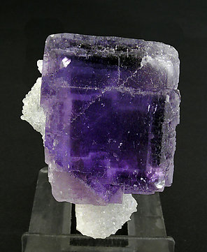 Fluorite with Quartz. 