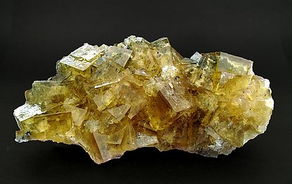 Fluorite with Pyrite inclusions.