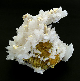 Calcite with Fluorite and Baryte.