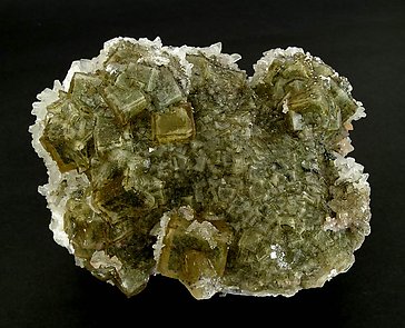 Fluorite with Calcite and Baryte.