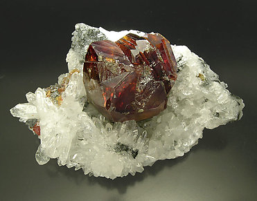 Sphalerite with Quartz and Galena. 