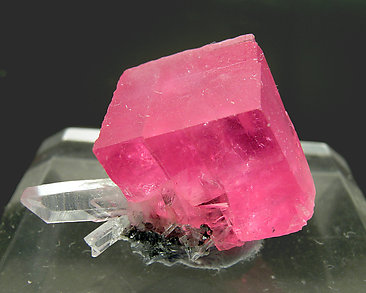 Rhodochrosite with Quartz and Tetrahedrite.