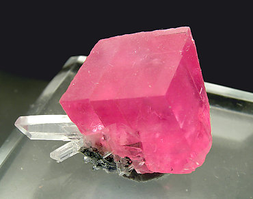 Rhodochrosite with Quartz and Tetrahedrite. Side