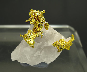 Gold on Quartz.