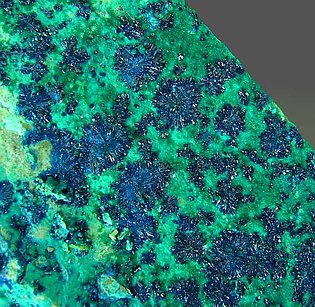 Cornetite with Malachite. 