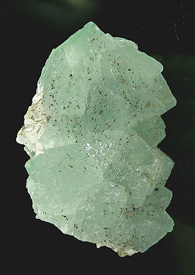 Octahedral Fluorite with Pectolite.