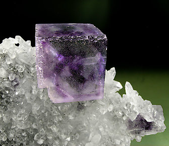 Fluorite with Quartz. 