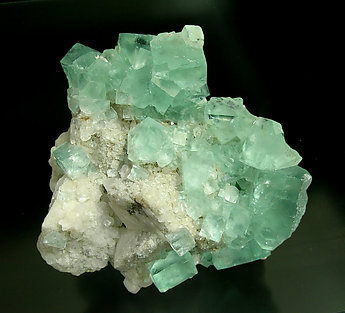 Fluorite with Calcite.