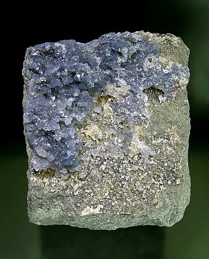 Blue Quartz with Magnesioriebeckite inclusions. 