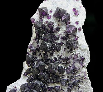 Octahedral Fluorite. 