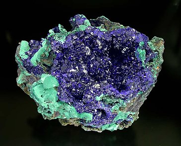 Azurite with Malachite.