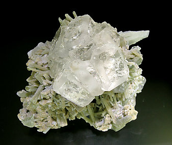 Fluorite with Quartz. Top