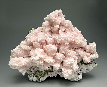 Manganoan Calcite with Pyrite.