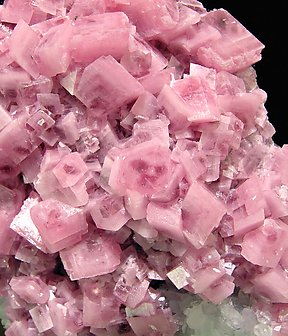 Rhodochrosite with Quartz. 