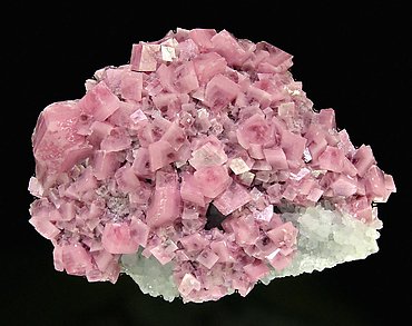 Rhodochrosite with Quartz. 