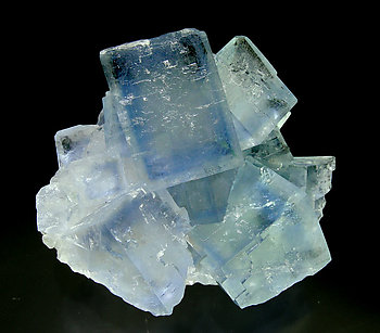 Fluorite with Quartz. 