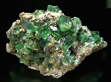 Fluorite with Galena. 