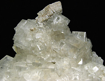 Fluorite with Calcite. 