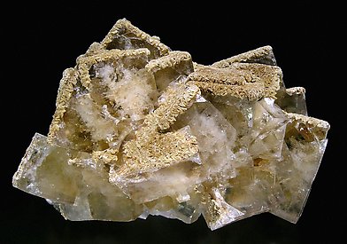 Fluorite with Siderite. Front