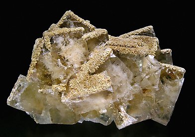 Fluorita con Siderita. Vista frontal
