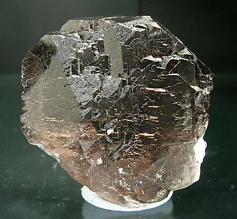 Quartz (variety smoky and gwindel). Front