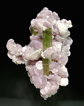 Elbaita con 'lepidolita'.