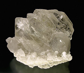 Quartz (variety smoky and gwindel). Front