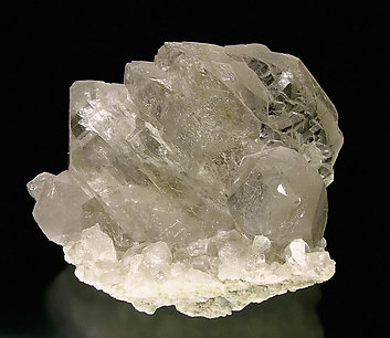 Quartz (variety smoky and gwindel).