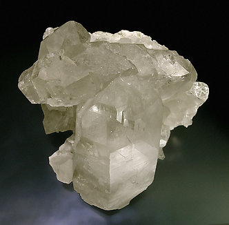 Quartz (variety smoky and gwindel). Top