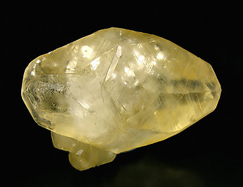 Doubly terminated Calcite. Side