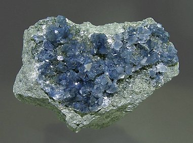 Blue Quartz with Magnesioriebeckite inclusions.