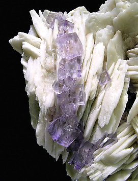 Fluorite with Baryte. 