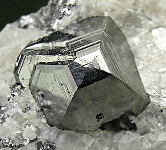 Carrollite with Calcite. 