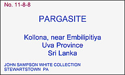 Pargasite