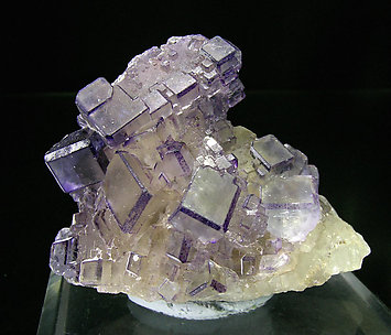 Fluorite with Calcite. 