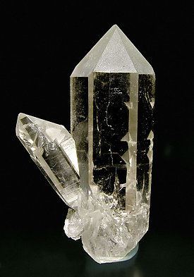 Smoky Quartz with Chlorite.