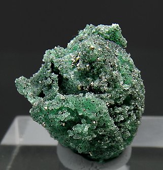 Beryl (variety emerald) replacing fossil.