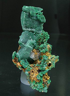 Malachite after Azurite.