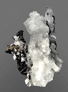 Descloizite with Calcite. Rear