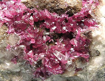 Roselite with Calcite. 