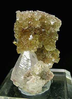 Fluorite with Calcite. 