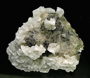 Fluorite with Dolomite, Sphalerite and Pyrite.