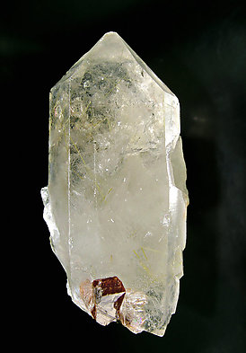 Xenotime-(Y) with Quartz and Rutile inclusions.