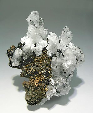 Descloizite with Calcite. Front