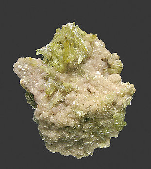 Mimetite with Calcite. 