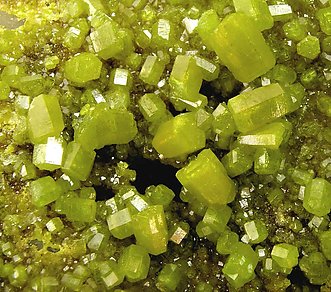 Pyromorphite with Quartz. 